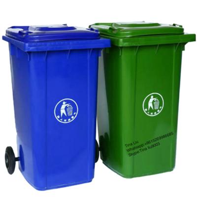 China 240 liter sustainable plastic wheelie bin plastic container for sale