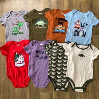 China Cartoon Spiderman Jumpsuits Girls Clothing 3-12M Newborn Baby Boys Clothes 100%Cotton Baby Stripe Baby Rompers for sale