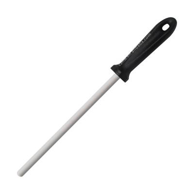 China Viable 10 Inch General Knife Sharpener White Ceramic Rod for sale