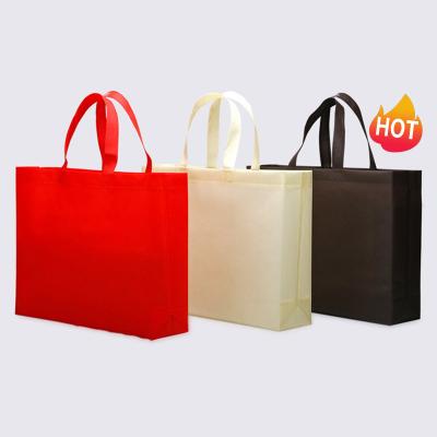 China Extra Large Bag Recyclable Nonwoven Reusable Nonwoven Bags Wholesale Portable Promotional Nonwoven Bag For Gift Grocery Storage Shopping for sale