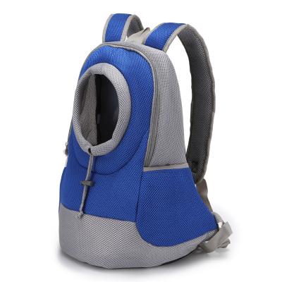 China Dog Stored Front Bag Mesh Backpack Head Out Portable DB Double Shoulder Pet Travel Bag Dog Carrier Outdoor Backpack Bag for sale