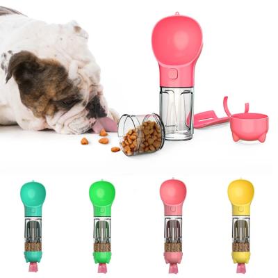 China 300/500ml Portable Pet Driver Puppy Water Bottle Dispenser Pet Travel Multifunctional Water Bottle Viable for sale