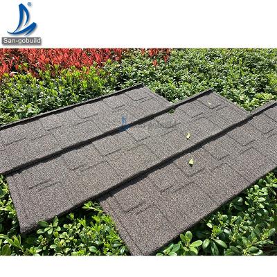 China High Wind Factory Roof Sheets Price 50 Years Warranty Terida Stone Coated Roof Tile and Tobago Stone Coated Roofing Tile for sale