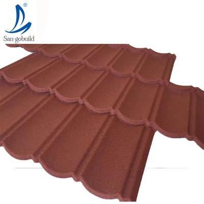 China Strong Wind China Promotion Directly Sell Metal Stone Coated Roof Tiles In Factory Price for sale