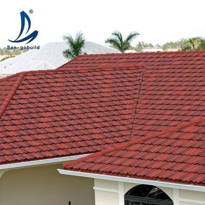 China Light Weight 50 Years Warranty Wholesale Chinese Building Materials Factory Covering Metal Stone Coated Roof Tiles Sheet Price for sale