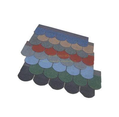 China Easy Installing Color Stone Chips Fiberglass Asphalt Shingle Windproof Material Coated Tiles Angle Ladder Roof Sheets for sale