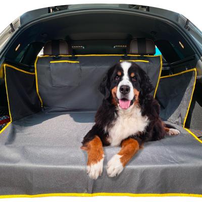 China Waterproof Non-slip Dog Car Seat Cover Trunk Protector Dog Trunk Cargo Liner Cover For Car SUVs Trucks Cargo Cover For Dogs for sale