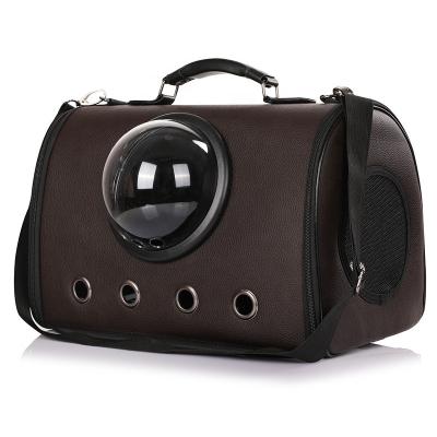 China Viable Airplane and Car Travel Dog Carriers Bubble Cat Pet Carrying Bag Soft Side Airline Approved Collapsible Dog Carrier Bag for sale