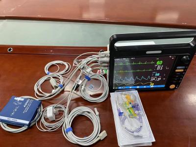 China 240V 60Hz Cardiac Multipara Patient Monitor Modular With 12.1 Inch Screen for sale