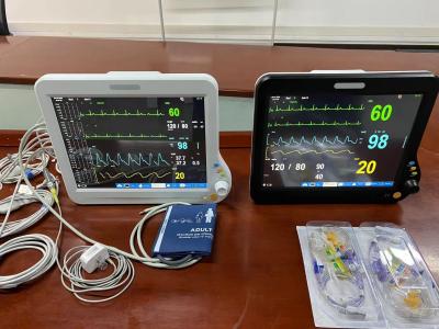 China Herzphysiologische Überwachungsgeräte der Intensivstation mit 15-Zoll-Touchscreen zu verkaufen