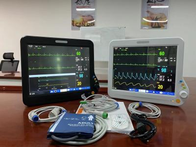 China Monitoreo de pacientes de parámetros múltiples con pantalla LCD TFT de 15 pulgadas OEM en venta