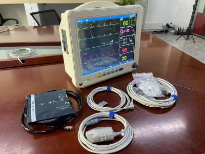 Chine Moniteur patient portatif de multiparamètre d'affichage à cristaux liquides de TFT de 12,1 pouces avec EtCO2 ECG SPO2 NIBP à vendre