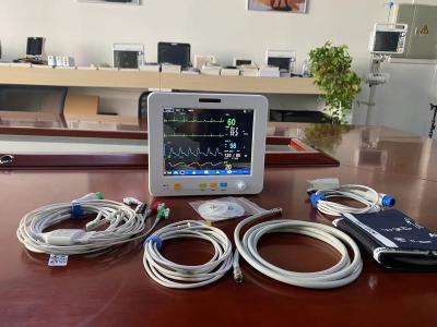 China Lightweight 8.4 Inch Portable Patient Monitor, ECG SPO2 NIBP Temp Vital Signs Monitors for sale