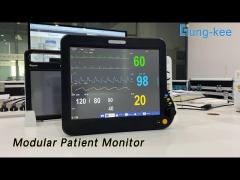 ICU Modular Patient Monitor 15 Inch Screen Multilingual Portable