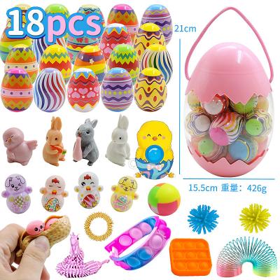 China 2022 Easter Toy Easter Advent Calendar Fidget Toy Happy High Quality Children Educational Funny Packet Toy Easter Advent Calendar Fidget Toy Set for sale