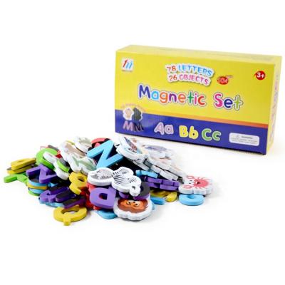 China Educational DIY Toy Set New Magnetic EVA Foam Letters Educational Toys for Kids for sale