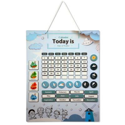 China Form My Time Calendar Learning About Magnetic Today Chart For Kids Monthly Calendar for sale