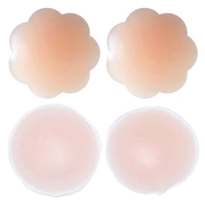 China Silicone Ladies Nipple Cover Women Sexy Nipple Cover Reusable Nipple Covers Charm Cool Woman Boob Band Silicone Breast Sticker Cubre Pezon Accesories for sale