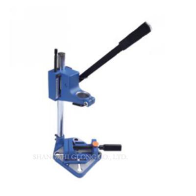 China Aluminum Alloy Base 400mm Height Electric Drill Stand Dill Clamp Repair Workbench With Vise F20619 for sale