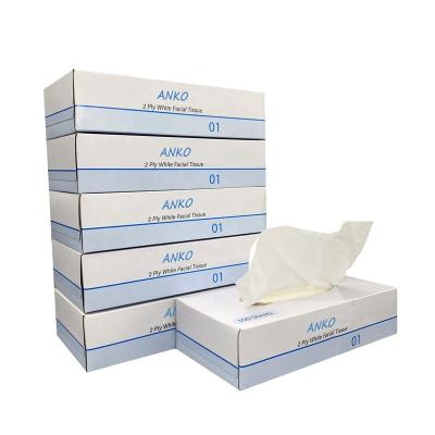 China Customized Box Tissue Family Size Flat Face Tissue for sale