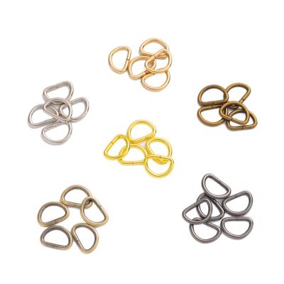 China Customize Design D-Ring Strap Connector Custom D-Ring For Handbags Bag D-Rings for sale