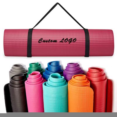 China Home Use Professional Fabricate 8-20mm Cheap Fitness Custom Yoga Mat Set for sale