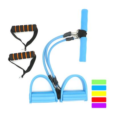 China Home Use Pedal Pull Rope Sit-UPS Exercise Bands Resistance Fitness Resistance Band for sale