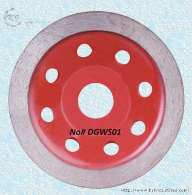 China Continuous Rim Diamond Cup Grinding Wheel for Granite and Marble - DGWS01 for sale