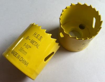 China Hand Hole Saw Middle Grade 38mm 1-1/2 Inch M42 HSS Bimetal Hole Saw For Making Hole for sale