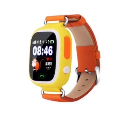 China El teléfono elegante Q90 del reloj del reloj del teléfono celular de los niños del IOS y de Android embroma el reloj del perseguidor del SPS del G/M en venta