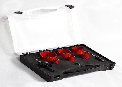 China 9PC HSS Bimetal Hole Saw Set With Plastic Case , Hole Cutter Drill Bit for sale