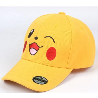 China JOINT 100% Cotton Kids Cartoon Hat Baseball Caps With Flat Embroidery for sale