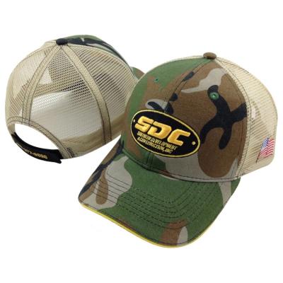 China COMMON Camouflage Caps Custom Camouflage Mesh Baseball Caps Camouflage Trucker Hat Cap for sale