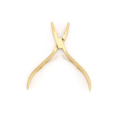 China Save time during the removal of the rings ARLANY Custom Logo Professional Gold Hair Extension Plier Weft Application Pliers Micro link Beads Closer Plier for sale