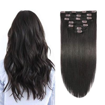 China Partly Hair Extension ARLANY Hair Extension Clip Ins Hair Extensions Clip Ins 7Pcs Clip In Hair Extensions With 16Clips Double Lace Weft for sale