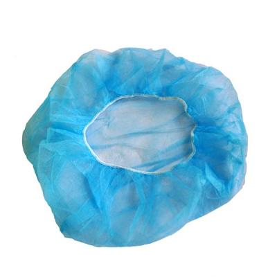 China Non-sterile disposable printed puffy cap, shower cap for sale