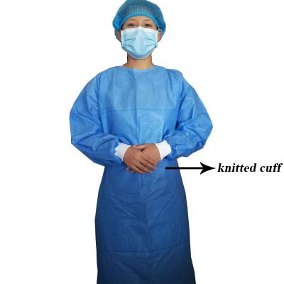 China Non Sterile Hospital Use Disposable Spunlace Operating Gown for sale