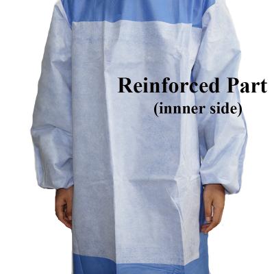 China Non Sterile Inpatient SMS Disposable Sterile Surgical Gown for sale