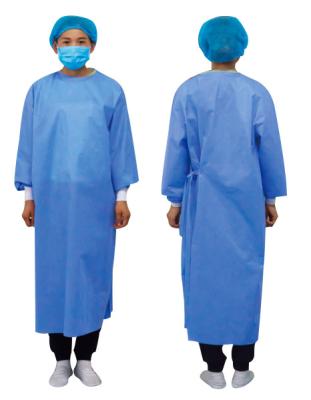 China Sterile Standard SMMS SMS Surgical Gown For Hospital for sale