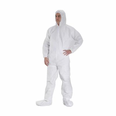 China Hot Selling Cash Spunlace+PE Disposable Safety Clothing Isolation Suit Nonwoven Disposable Coveralls Commodities Hot Fast Delivery for sale