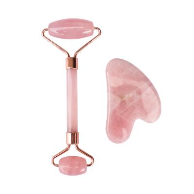 China High quality face lift the best price natural rose quartz massage jade roller for sale