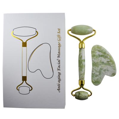 China Whitening Best selling face massage roller health natural jade face roller for sale