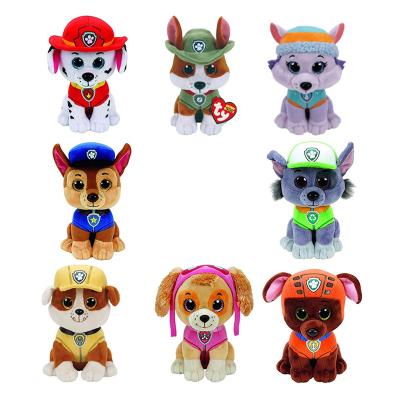 China Plush Ty Dog Plush Toys Rocket Chase Rubber Stuffed Toys Paw Patrol for sale