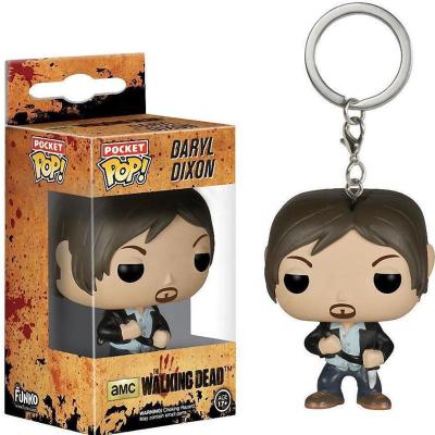 China The Walking Dead Action Number Daryl Dixon Negan Rick Grimes Key Chain TOY MODEL Funko Pop The Walking Toys 4cm for sale