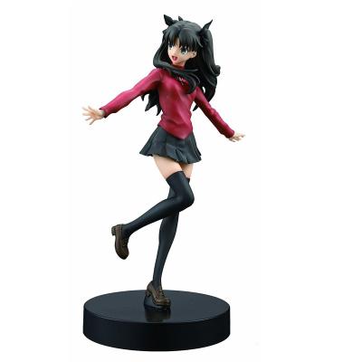 China TOY Japanese Anime Anime Fate /stay Night Action Number School Uniform Tohsaka Rin Scenery for sale