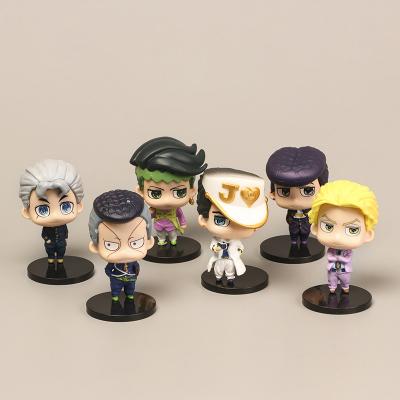 China 6pcs/set Weird Figure Diamond Kujo Jotaro Higashikata Josuke Rohan Model Toys from MODEL TOY JoJo's Adventure for sale