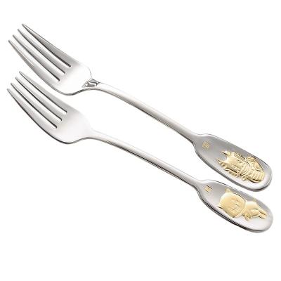 China Multifunctional restaurant stainless steel fork salad fork fruit kitchen food fork for sale