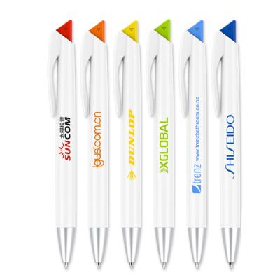 China 2021 New Arrival New Arrival Promotional Design 1.0mm Ballpoint Pens Plastic Latest Plastic for sale