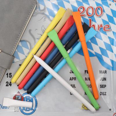 China Pen Factory Hot Selling Various Eco Promotional Paper Ball Pen Manufacturing for sale