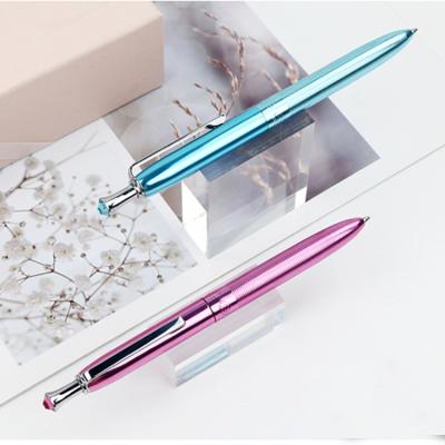 China Pen Wholesale Stationery Promotional Diamond Ballpoint Crystal Ball Pen 1.0mm for sale